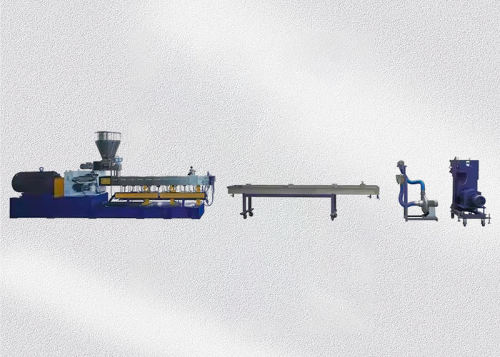 water-coling strand pelletizing production line