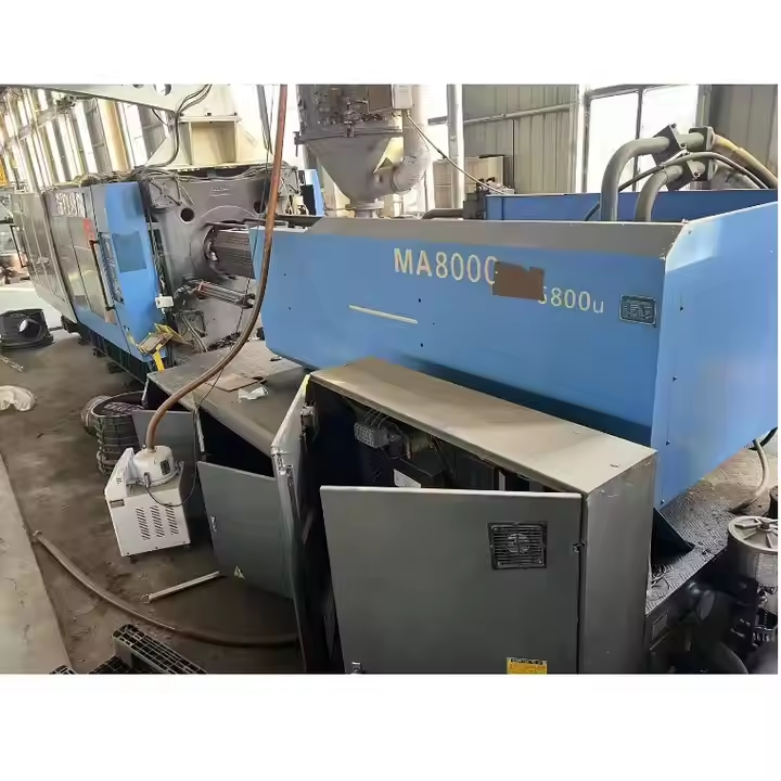 Haitian MA8000 800T Used Horizontal Plastic Container Making Machine Factory Price Hydraulic Pump Core Components Bearing Screw