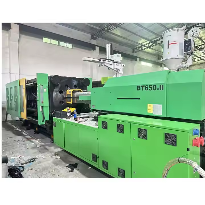 Used BORCHEN650 90% New Condition 650 Tons Injection Molding Machine with Core Components Screw Pump PLC - 副本
