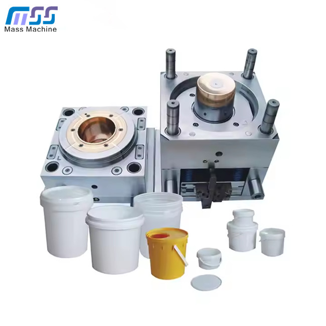  Different Capacity OEM Plastic Injection Paint Bucket Mould with Handle Lid