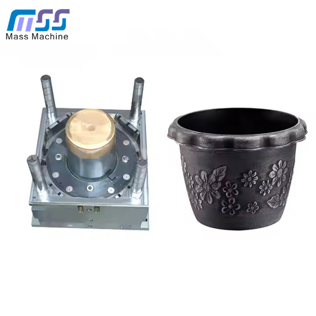 Eco-fridenly Custom Garden Flower Plastic Inject Pot Molding