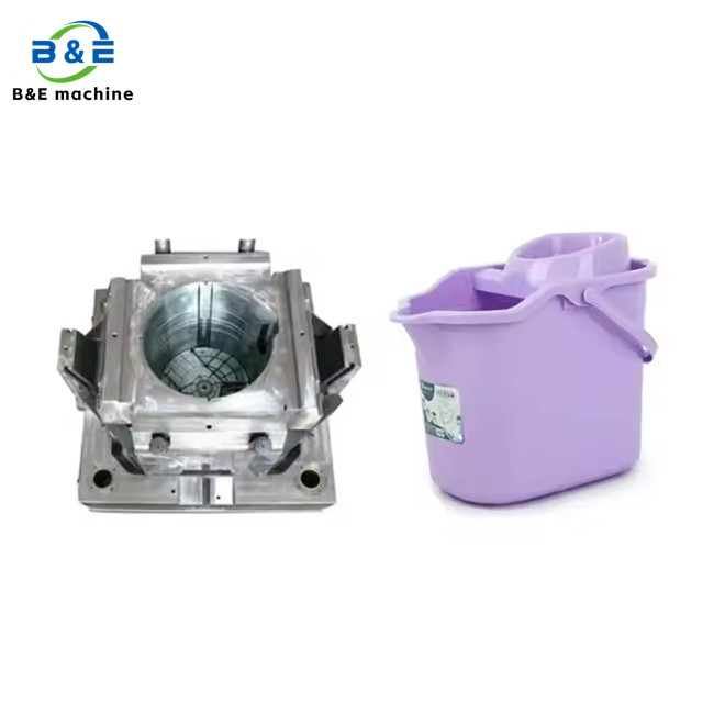   Plastic clear square Mop Bucket Mould 