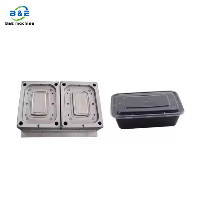  square Plastic air Tight Food Contain Mould Crisper Lid and Body Box Mold